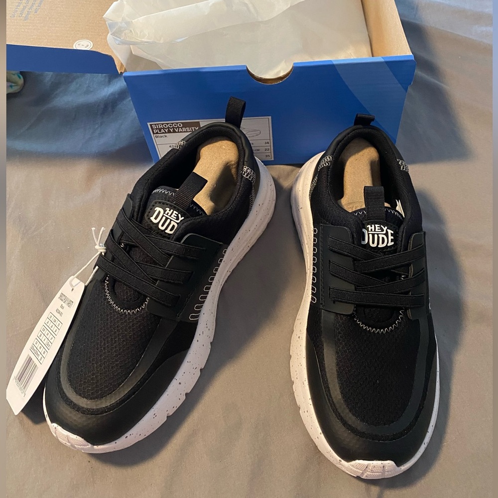 Hey Dude Sirocco Black Sneakers